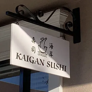 a sign on a building