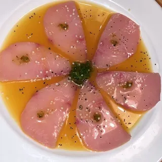 Yuzu Ponzu Yellowtail Sashimi