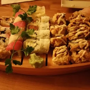 sushi, food, sashimi, sushi and sashimi