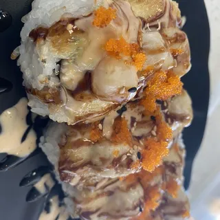 Baked Scallop California Roll