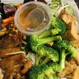 51. Vermicelli with Fried Tofu, Green Lettuce Charbroiled Chicken or Shrimp or Pork or Beef