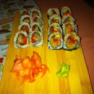 Arizona roll and Scott roll