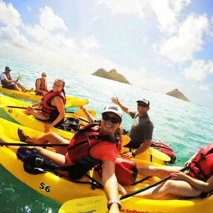Kayaking Group in Kailua