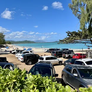 Lots of parking (paved and unpaved)