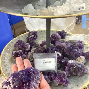 Large Amethyst cluster, $5/each. Very affordable!!