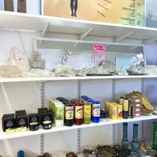 Candles, incense, etc.