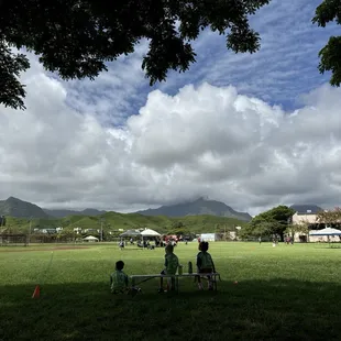 Nice shade for today's 11 a.m. game