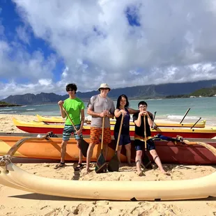 Awesome time canoeing with Toby at Kailua Ocean Adventures