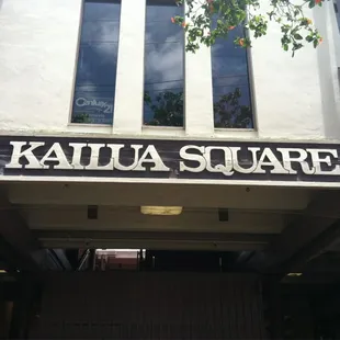 outside