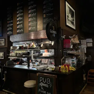 the counter