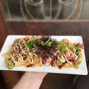 Ahi Nachos