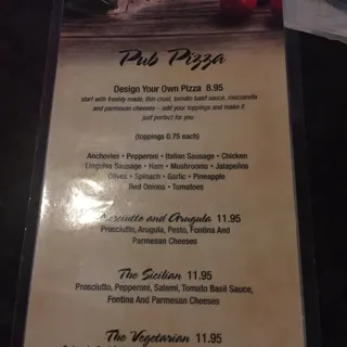 Design Your Own Pizza