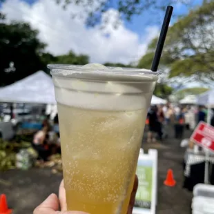 Pineapple Italian soda from Joja