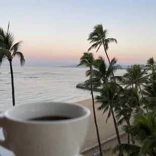 Morning from the balcony.