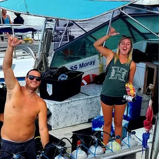 Da Boot Dive Master Greg and Victoria