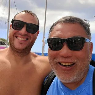 Greg and Me Smiles all around