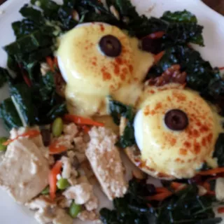 Organic Kale Benedict