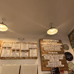 Inside menu and popular combos
