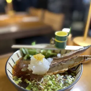Saba cold soba.