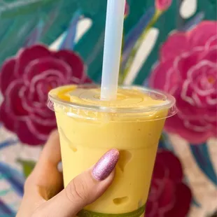Tropical Smoothie with honey from Coco Bloom Kitchen!