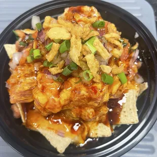 Poke nachos