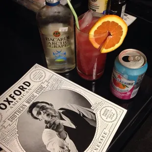 Bacardi Arctic Grape...picked it up on a whim? $4.99...the cool grape flavor meanders through...nicely! Aloha