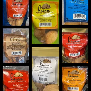 Kainoa Kookie Company LLC  products. Found these at Kapiolani Medical Center Gift Shop!