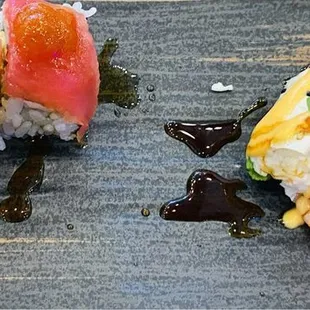 sushi and sashimi, sashimi, sushi, food