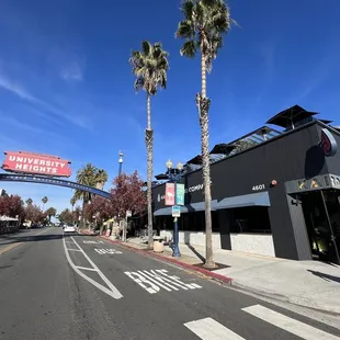 a pedestrian crossing the street