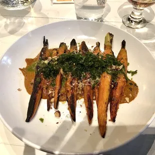 Charred carrots ($12)