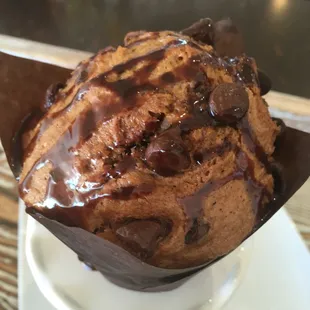 Our Seasonal Pumpkin Spice Chocolate Chip Muffin