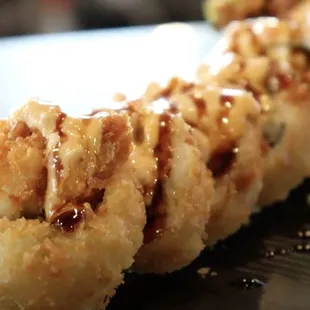 This was my first time trying sushi that i actually enjoyed. im more of a chicken girly but they sold me on this and it tasted amazing.