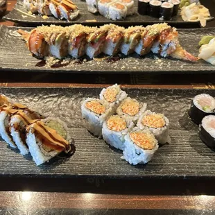 sashimi, sushi and sashimi, sushi, food