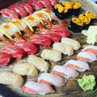 Custom made nigiri tray