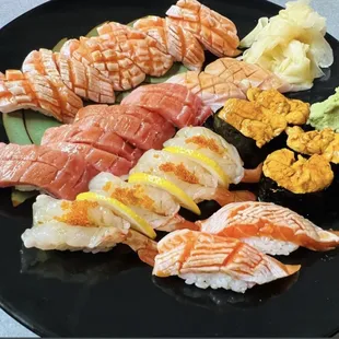 Custom made nigiri plate