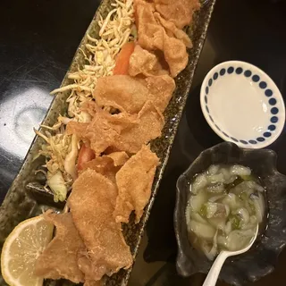 Fried chicken skin