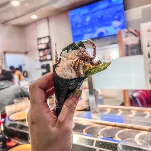 Soft Shell Crab Hand Roll