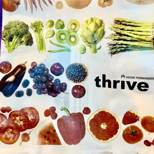 Thrive reusable tote bag!