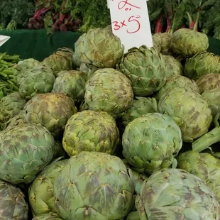 Big fat artichokes!