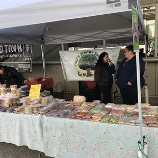 These ladies were so helpful. Nuts, seeds, dried fruit.
