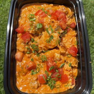 Bang bang dirty rice, gluten free from Joja foodtruck