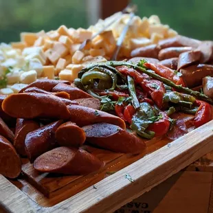 Sausage &amp; Cheese Board