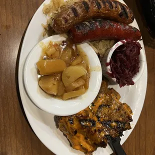 German sampler plate