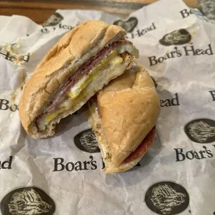 Pork roll, egg, and cheese