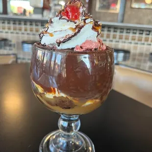 Fabulous homemade ice cream creations in a pristine old fashioned historic soda shop.