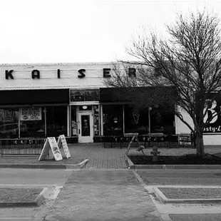 the front of the restaurant