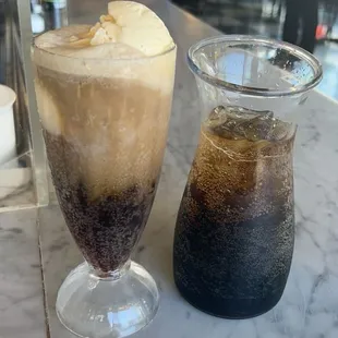 Root beer float