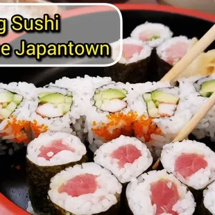 Sushi combo roll: very fresh and succulent.