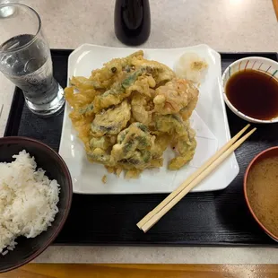 Vegetable tempura entree