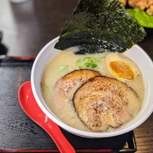 a bowl of food on a table